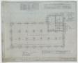 Technical Drawing: Prairie Oil and Gas Company Office Building, Eastland, Texas: Basemen…