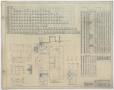 Technical Drawing: Bank And Office Building, Brownwood, Texas: Roof & Footing Sections