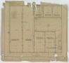 Technical Drawing: Business Building, Ranger, Texas: First Floor Plan