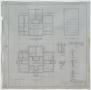 Technical Drawing: Plans For Westbrook High School Building, Westbrook, Texas: Foundatio…