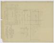 Technical Drawing: Superior Oil Company Office, Midland, Texas: Stone Sill Detail