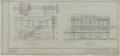 Technical Drawing: Two Story Business Building, Abilene, Texas: Rear & Front Elevation