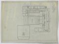 Technical Drawing: Plan of Abilene High School Building Showing Proposed Addition: Secon…