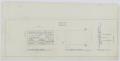 Technical Drawing: Administration Building, Abilene, Texas: Elevation of Metal Plaque