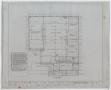 Technical Drawing: Light, Power And Ice Plant Building, Cisco, Texas: Floor Plan