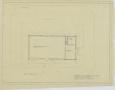 Technical Drawing: L. W. Jones Building, Rule, Texas: Plot & Floor Plan