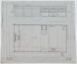 Technical Drawing: Baker-Campbell Company Store, Munday, Texas: First Floor Plan