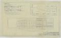 Technical Drawing: First National Bank, Baird, Texas: Roof Plan