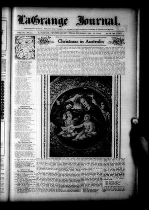 Primary view of object titled 'La Grange Journal. (La Grange, Tex.), Vol. 26, No. 51, Ed. 1 Thursday, December 21, 1905'.