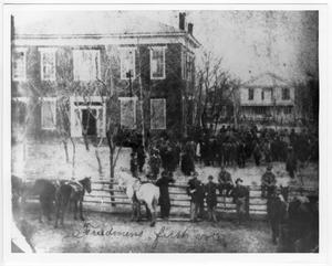 Primary view of object titled 'Freedmens First Vote'.