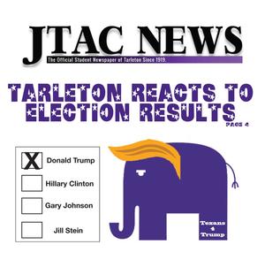 Primary view of object titled 'JTAC News (Stephenville, Tex.), Ed. 1 Thursday, November 10, 2016'.