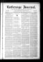 Newspaper: La Grange Journal. (La Grange, Tex.), Vol. 40, No. 46, Ed. 1 Thursday…