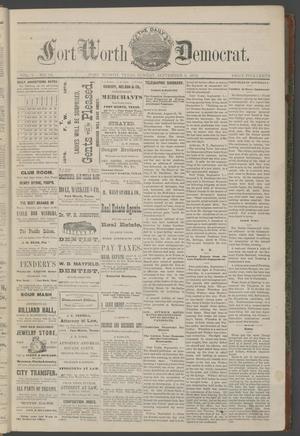 Primary view of object titled 'The Daily Fort Worth Democrat. (Fort Worth, Tex.), Vol. 1, No. 52, Ed. 1 Sunday, September 3, 1876'.
