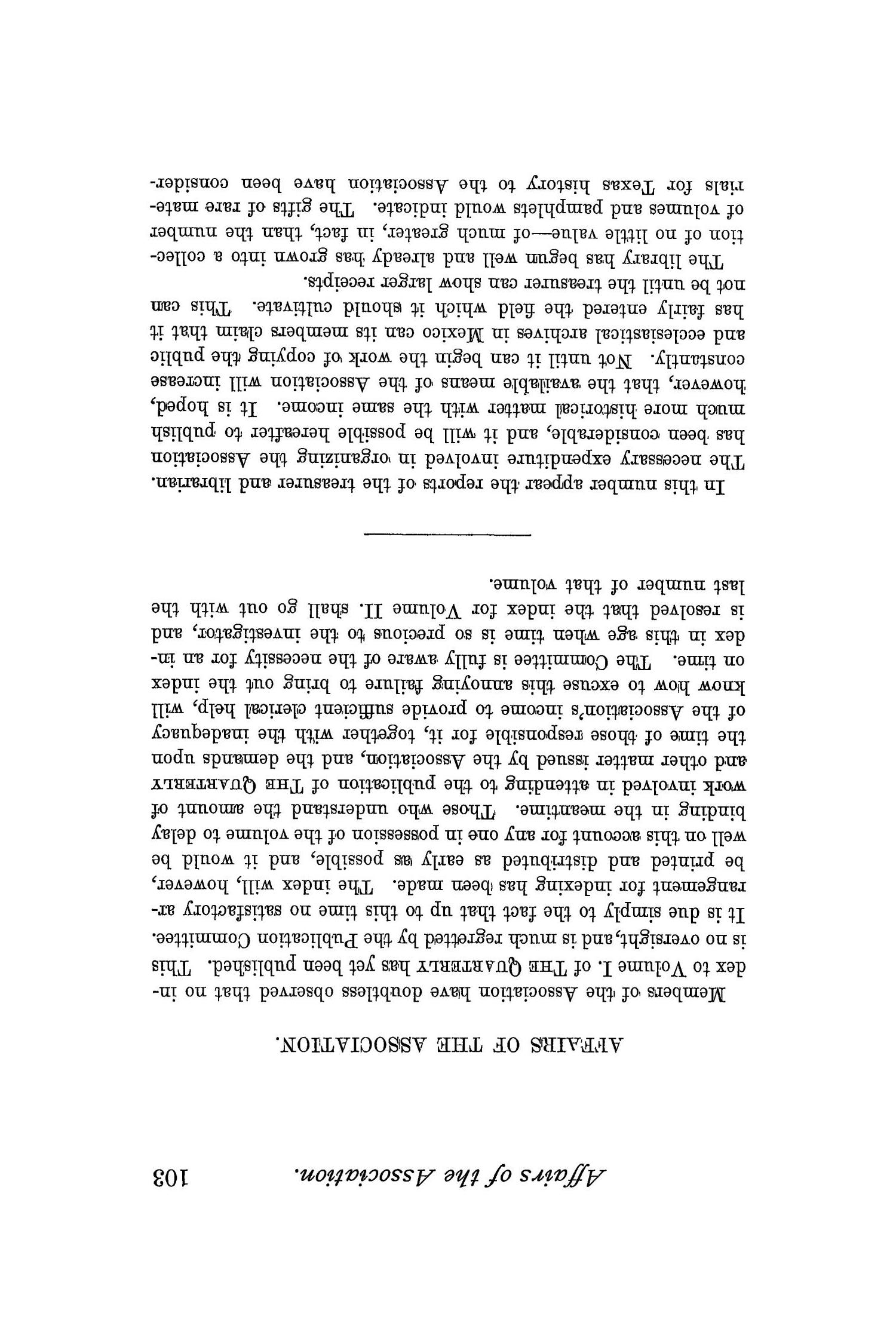 The Quarterly of the Texas State Historical Association, Volume 2, July 1898 - April, 1899
                                                
                                                    103
                                                