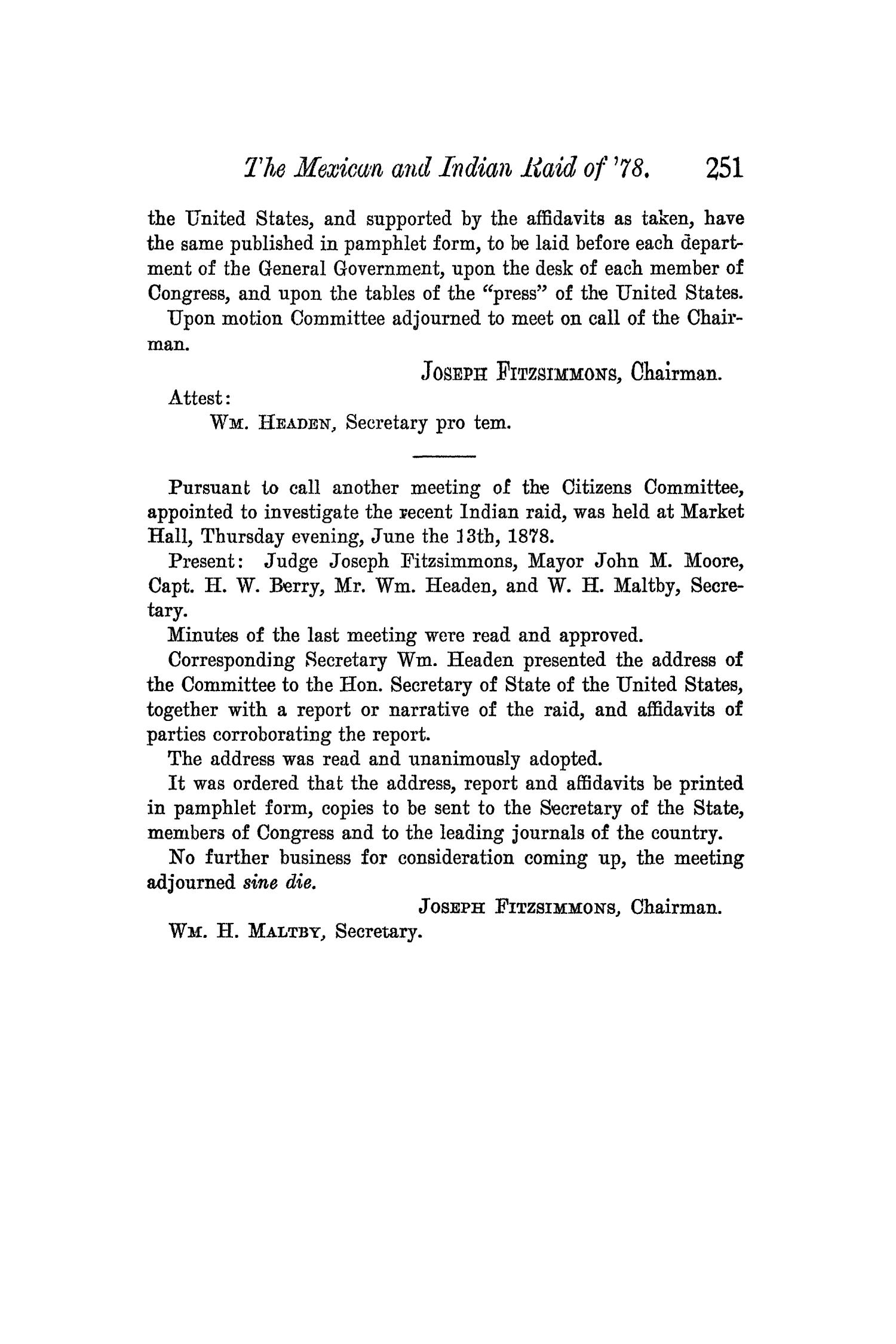 The Quarterly of the Texas State Historical Association, Volume 5, July 1901 - April, 1902
                                                
                                                    251
                                                