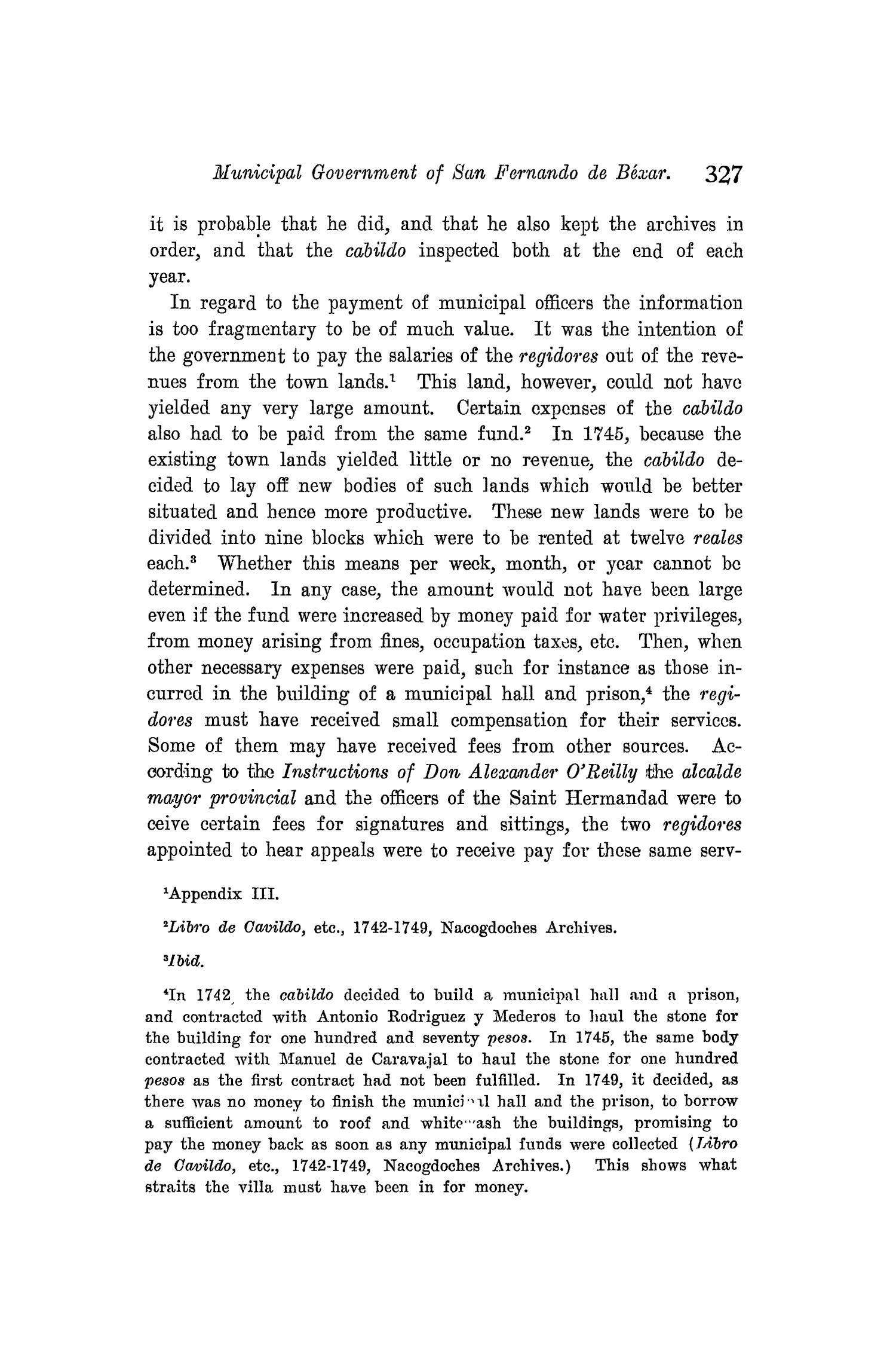The Quarterly of the Texas State Historical Association, Volume 8, July 1904 - April, 1905
                                                
                                                    327
                                                