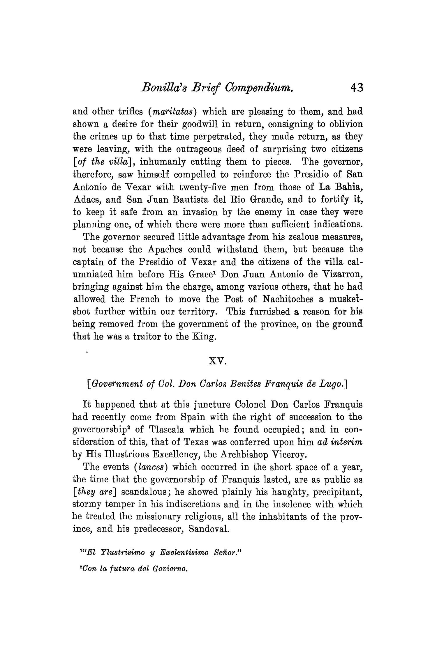 The Quarterly of the Texas State Historical Association, Volume 8, July 1904 - April, 1905
                                                
                                                    43
                                                