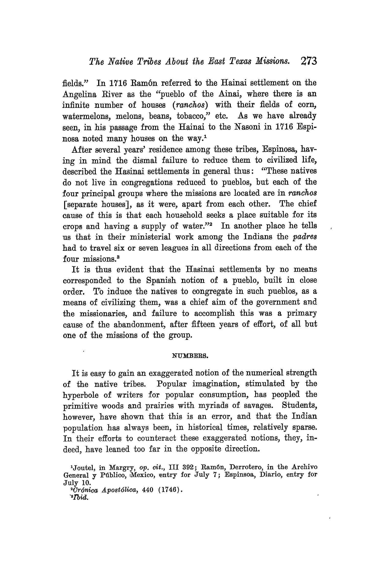 The Quarterly of the Texas State Historical Association, Volume 11, July 1907 - April, 1908
                                                
                                                    273
                                                