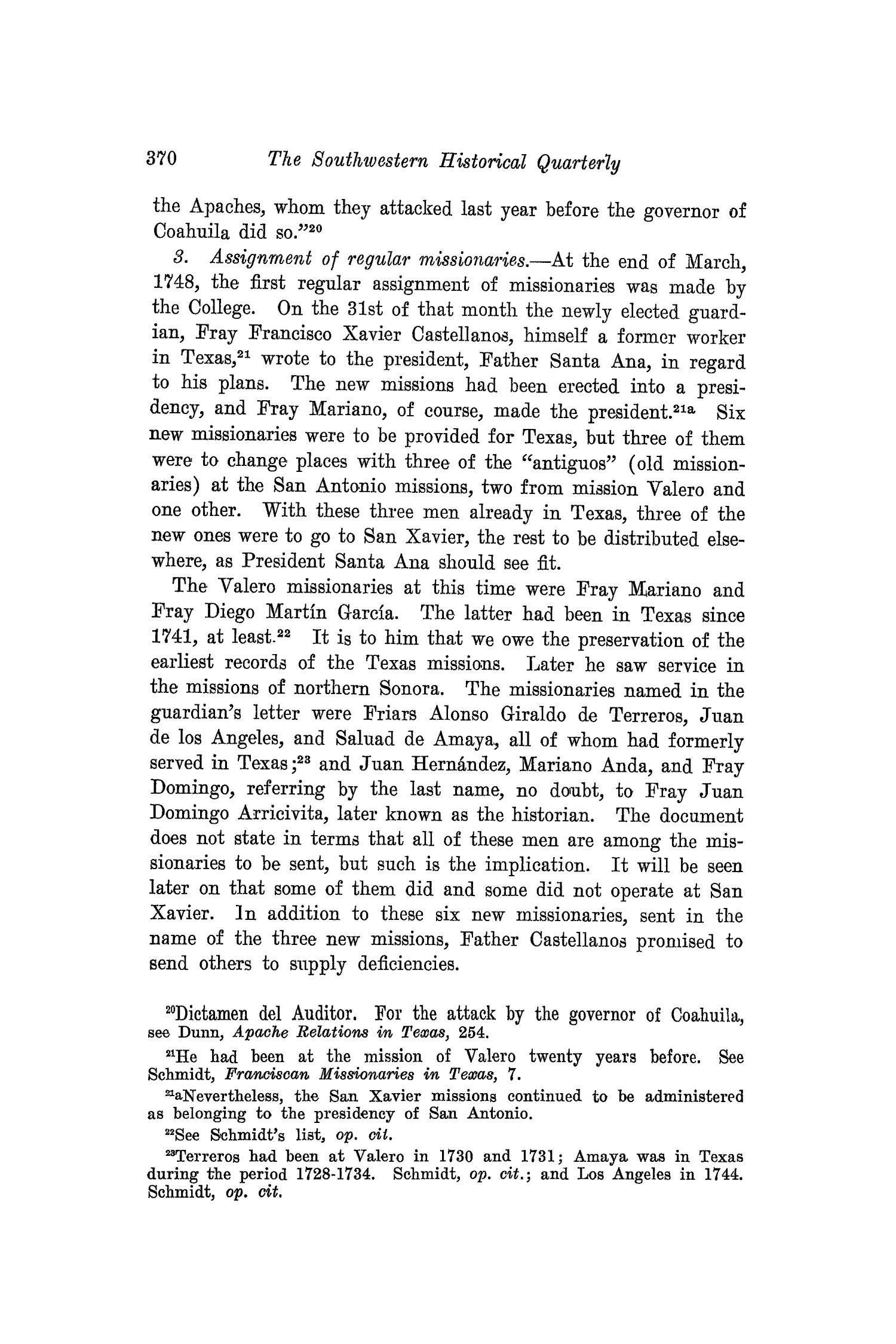 The Southwestern Historical Quarterly, Volume 17, July 1913 - April, 1914
                                                
                                                    370
                                                