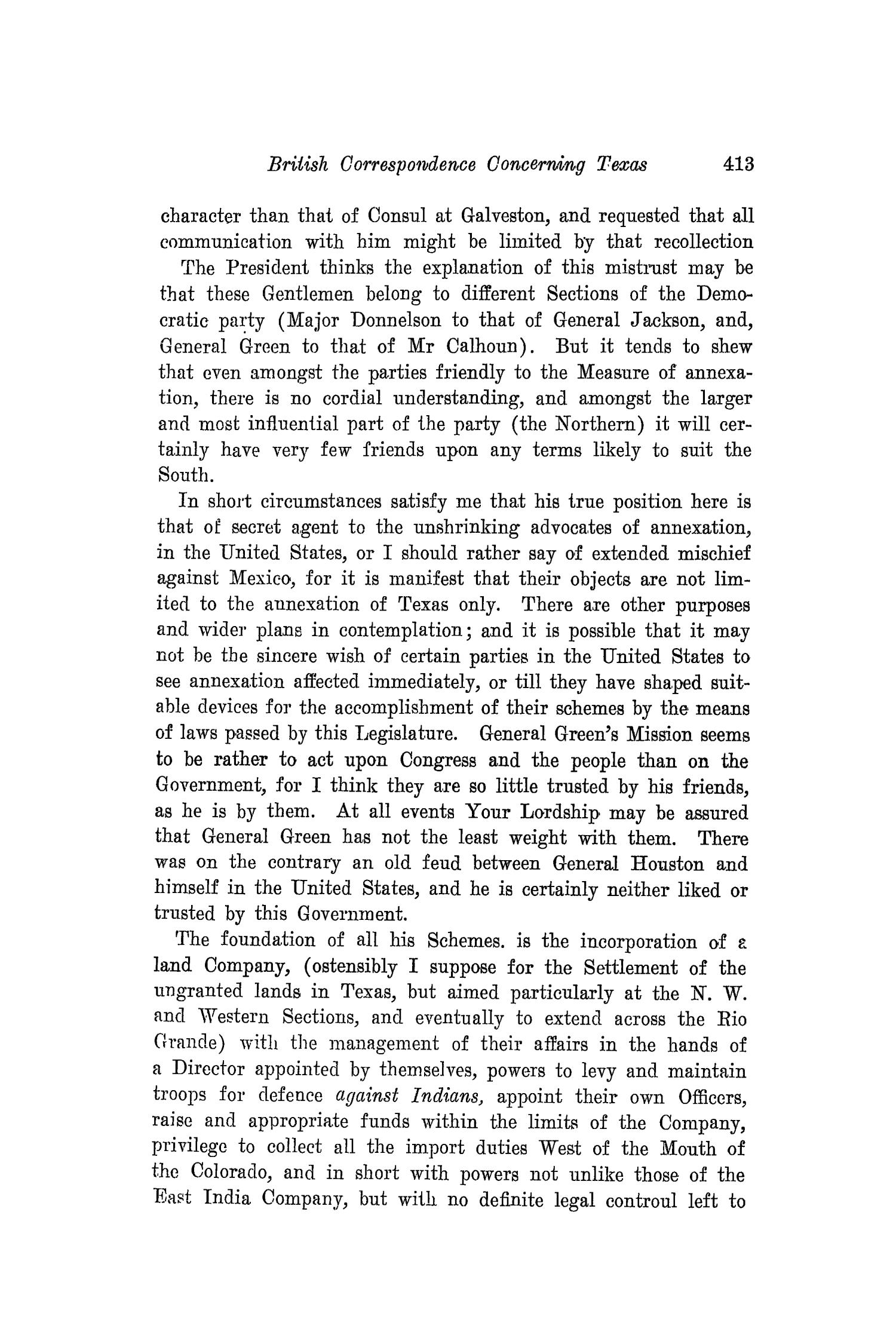 The Southwestern Historical Quarterly, Volume 19, July 1915 - April, 1916
                                                
                                                    413
                                                