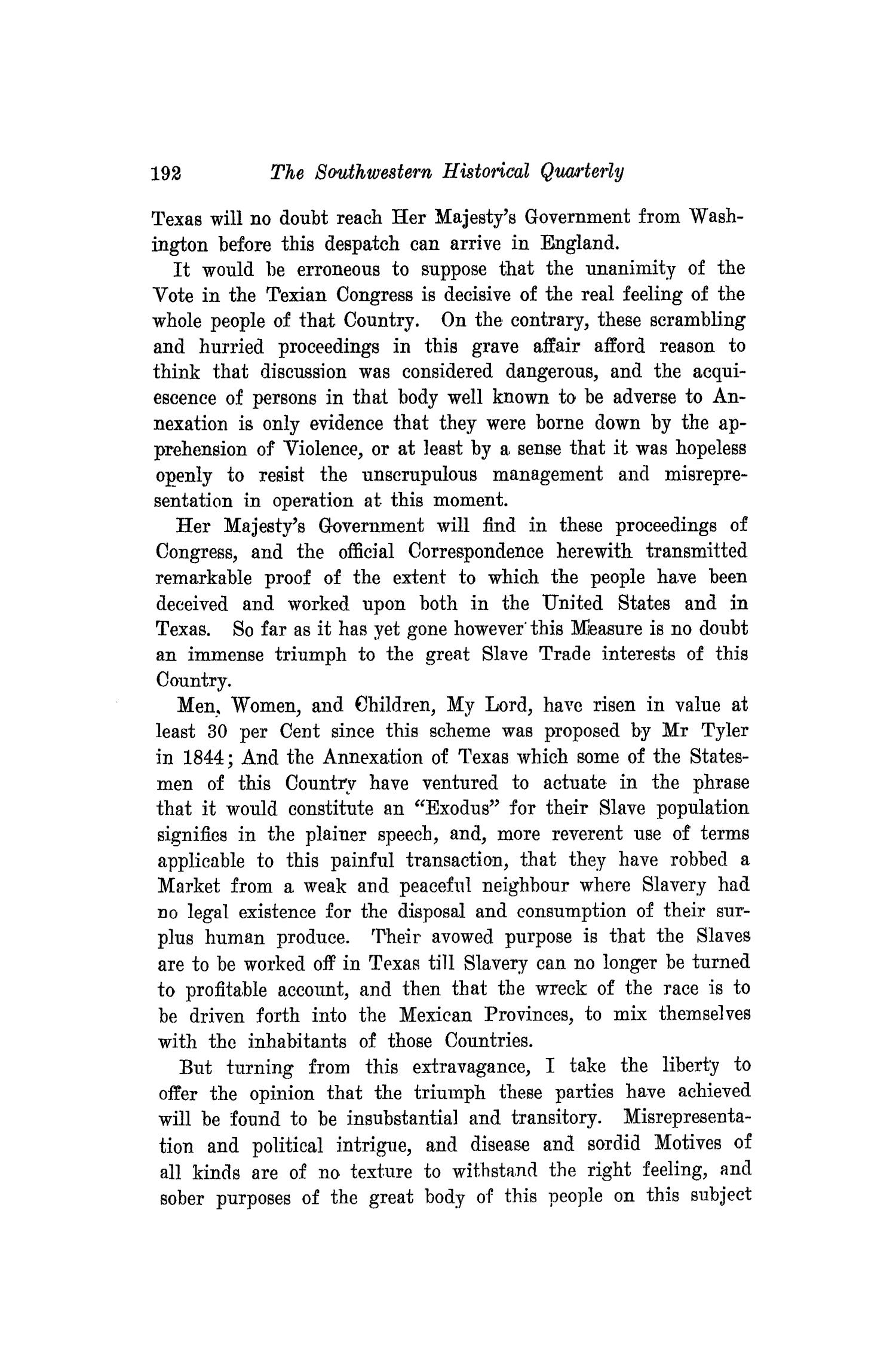 The Southwestern Historical Quarterly, Volume 20, July 1916 - April, 1917
                                                
                                                    192
                                                