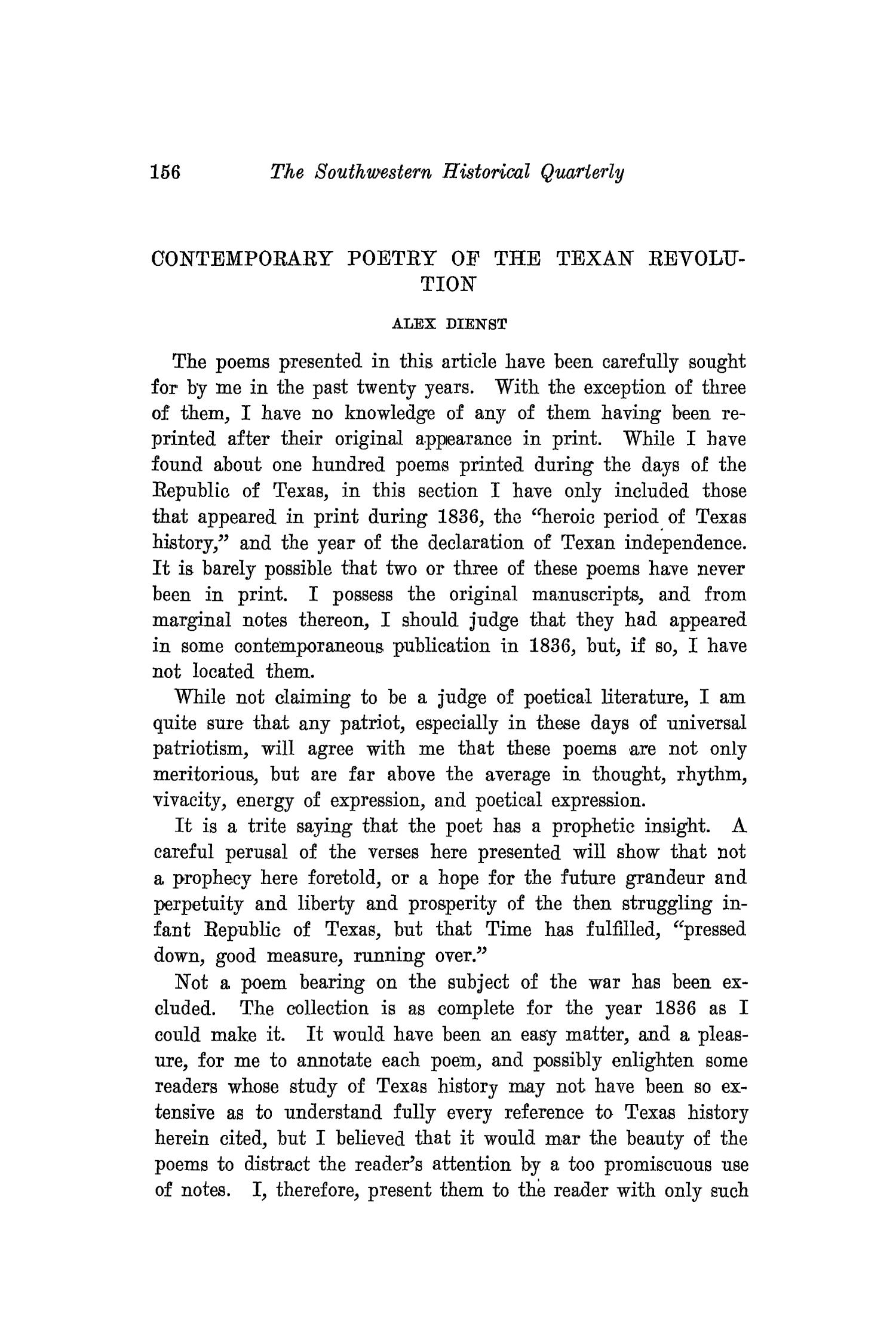 The Southwestern Historical Quarterly, Volume 21, July 1917 - April, 1918
                                                
                                                    156
                                                