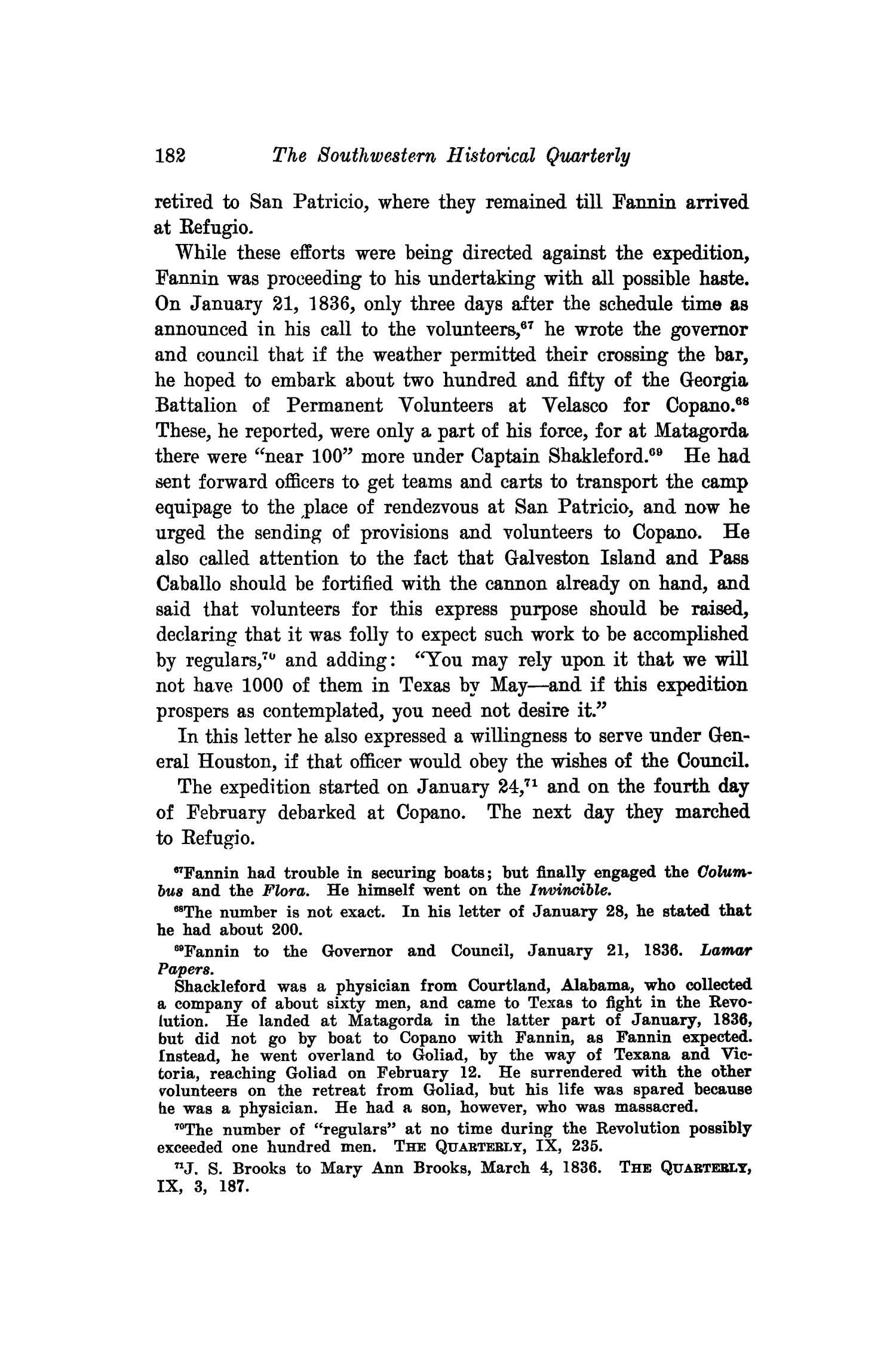 The Southwestern Historical Quarterly, Volume 23, July 1919 - April, 1920
                                                
                                                    182
                                                