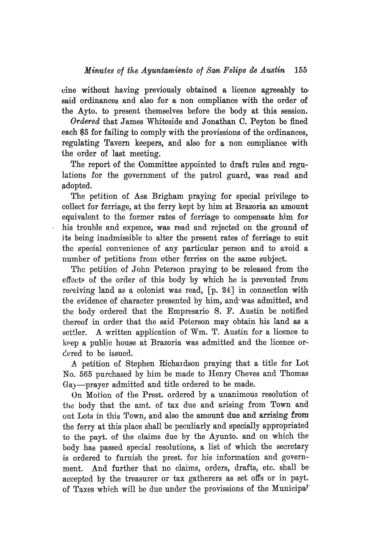 The Southwestern Historical Quarterly, Volume 24, July 1920 - April, 1921
                                                
                                                    155
                                                