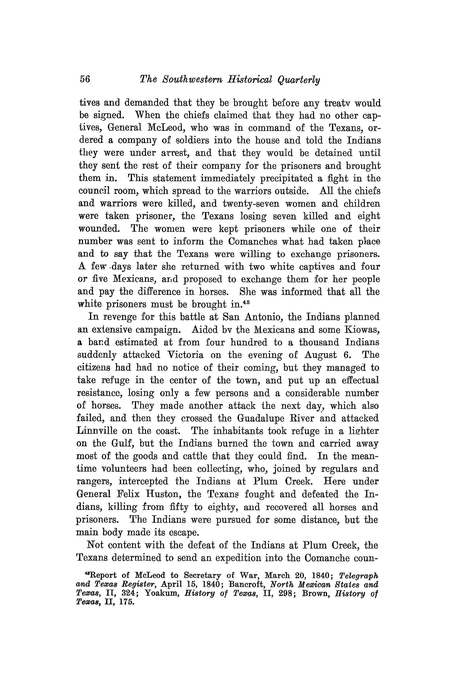 The Southwestern Historical Quarterly, Volume 24, July 1920 - April, 1921
                                                
                                                    56
                                                