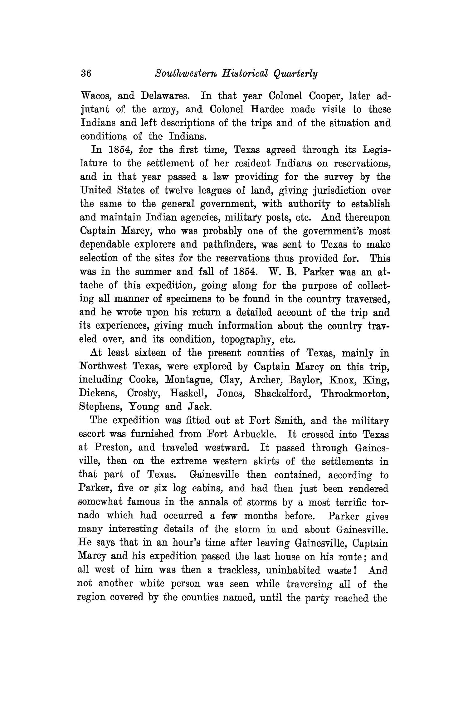 The Southwestern Historical Quarterly, Volume 26, July 1922 - April, 1923
                                                
                                                    36
                                                