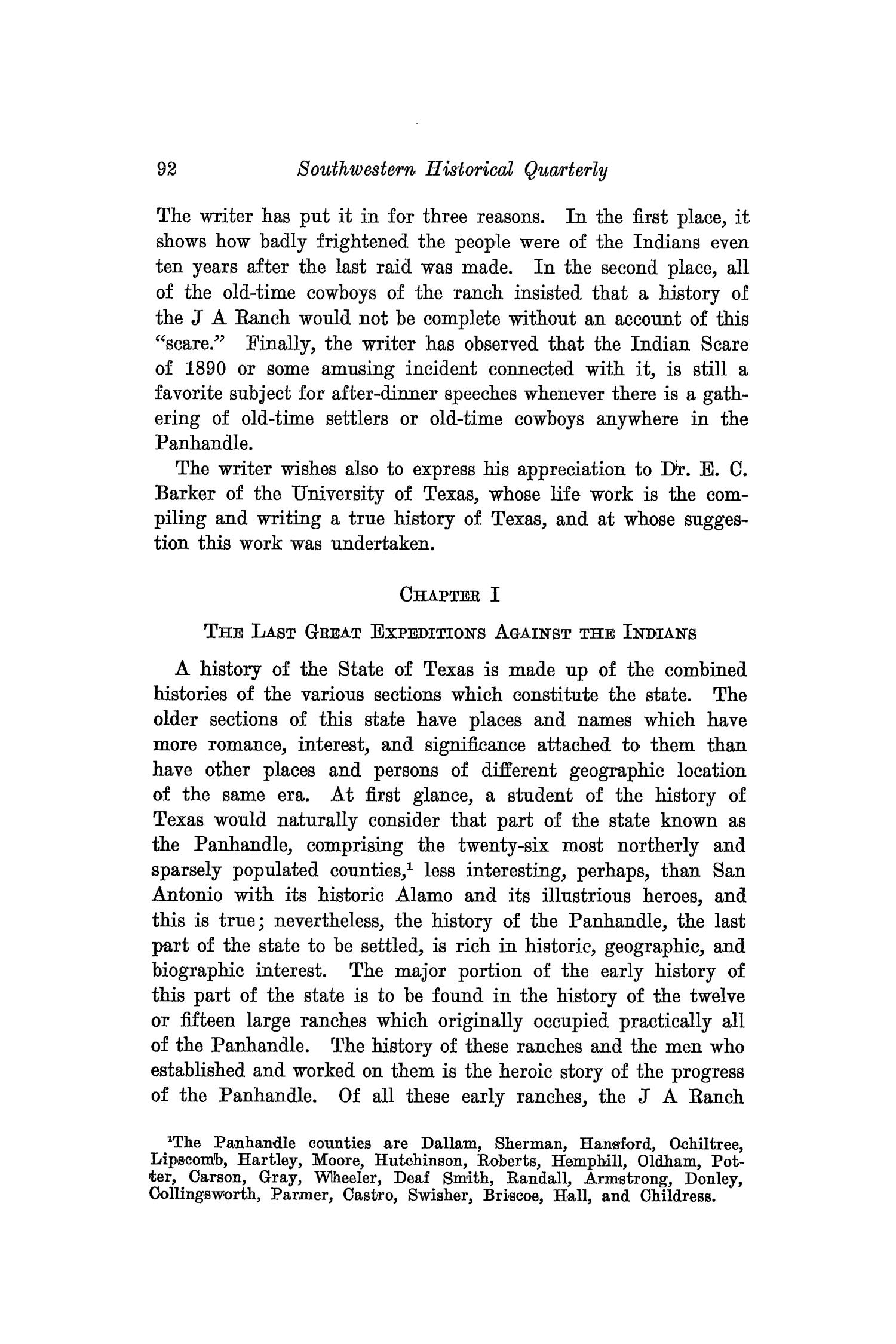 The Southwestern Historical Quarterly, Volume 31, July 1927 - April, 1928
                                                
                                                    92
                                                