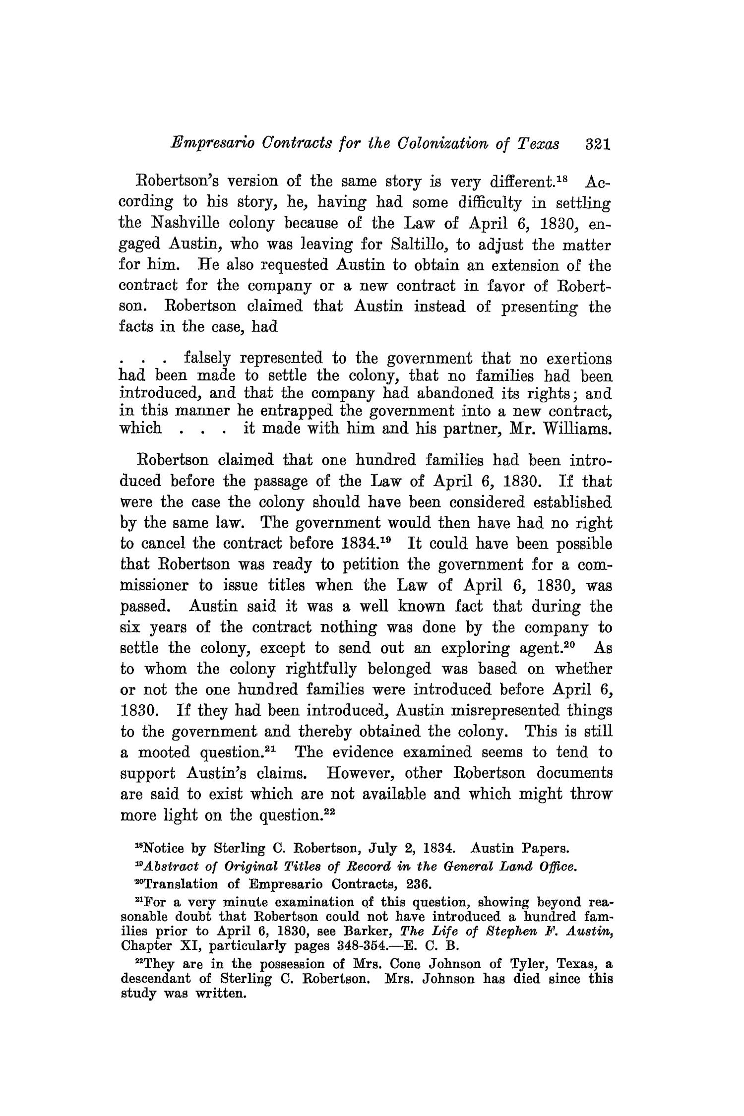 The Southwestern Historical Quarterly, Volume 31, July 1927 - April, 1928
                                                
                                                    321
                                                