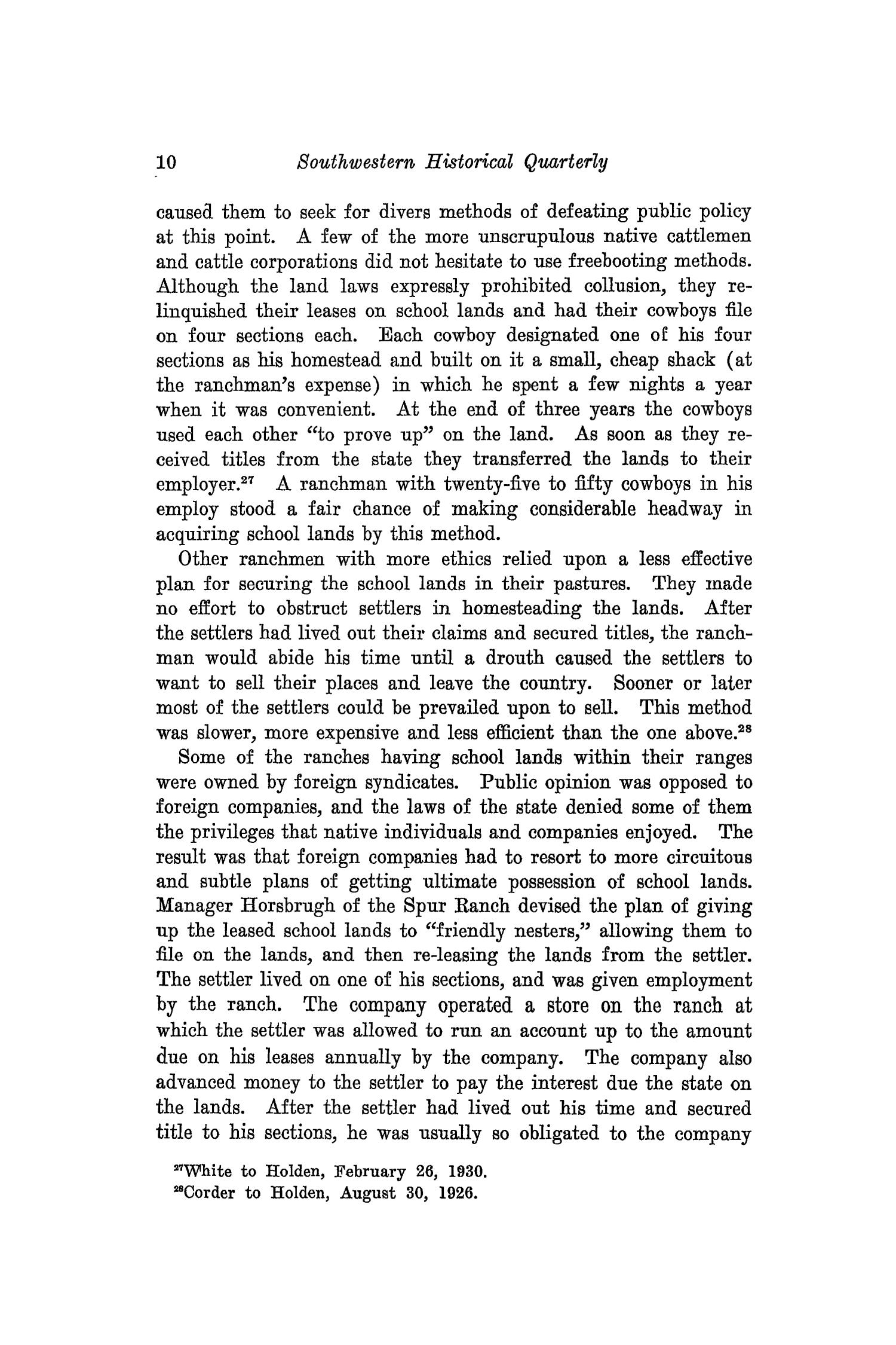 The Southwestern Historical Quarterly, Volume 34, July 1930 - April, 1931
                                                
                                                    10
                                                