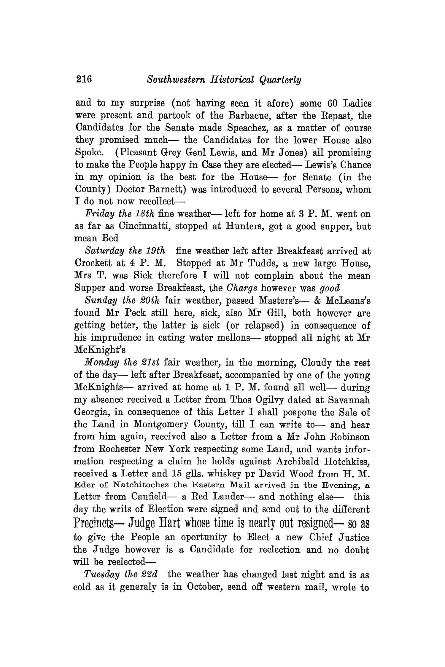 The Southwestern Historical Quarterly, Volume 36, July 1932 - April, 1933
                                                
                                                    216
                                                