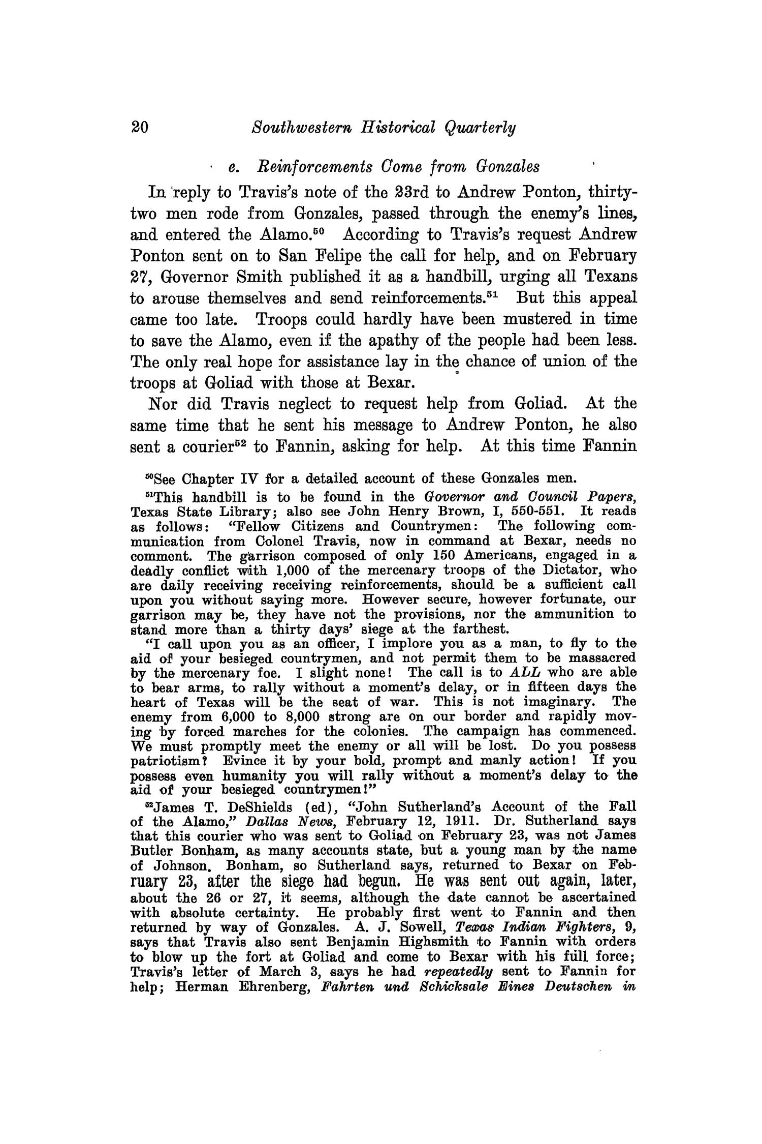The Southwestern Historical Quarterly, Volume 37, July 1933 - April, 1934
                                                
                                                    20
                                                