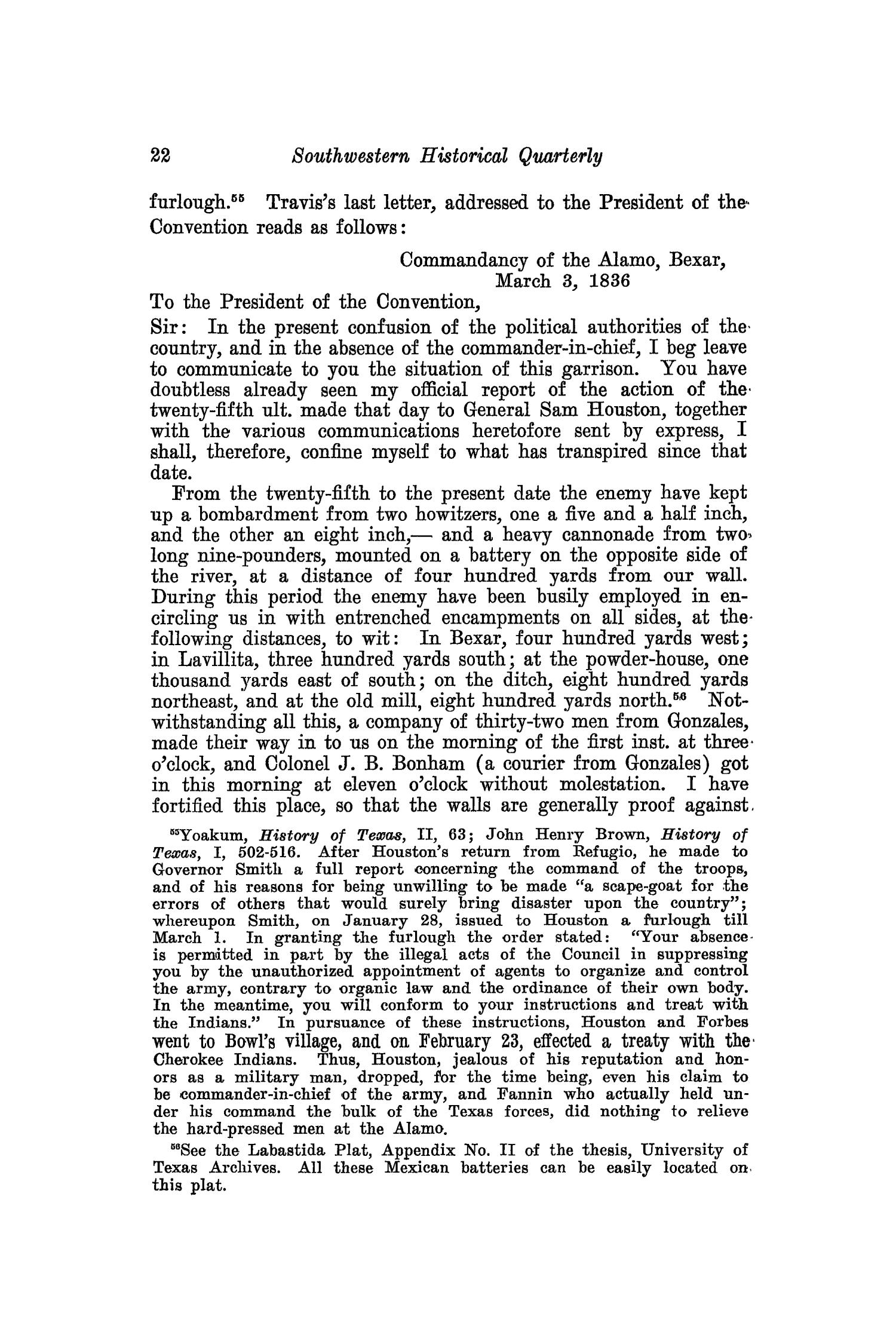 The Southwestern Historical Quarterly, Volume 37, July 1933 - April, 1934
                                                
                                                    22
                                                