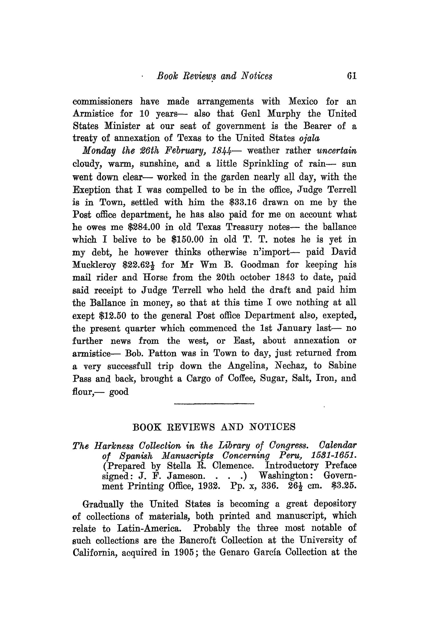 The Southwestern Historical Quarterly, Volume 37, July 1933 - April, 1934
                                                
                                                    61
                                                