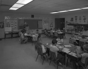Primary view of object titled '[Classroom with Children]'.