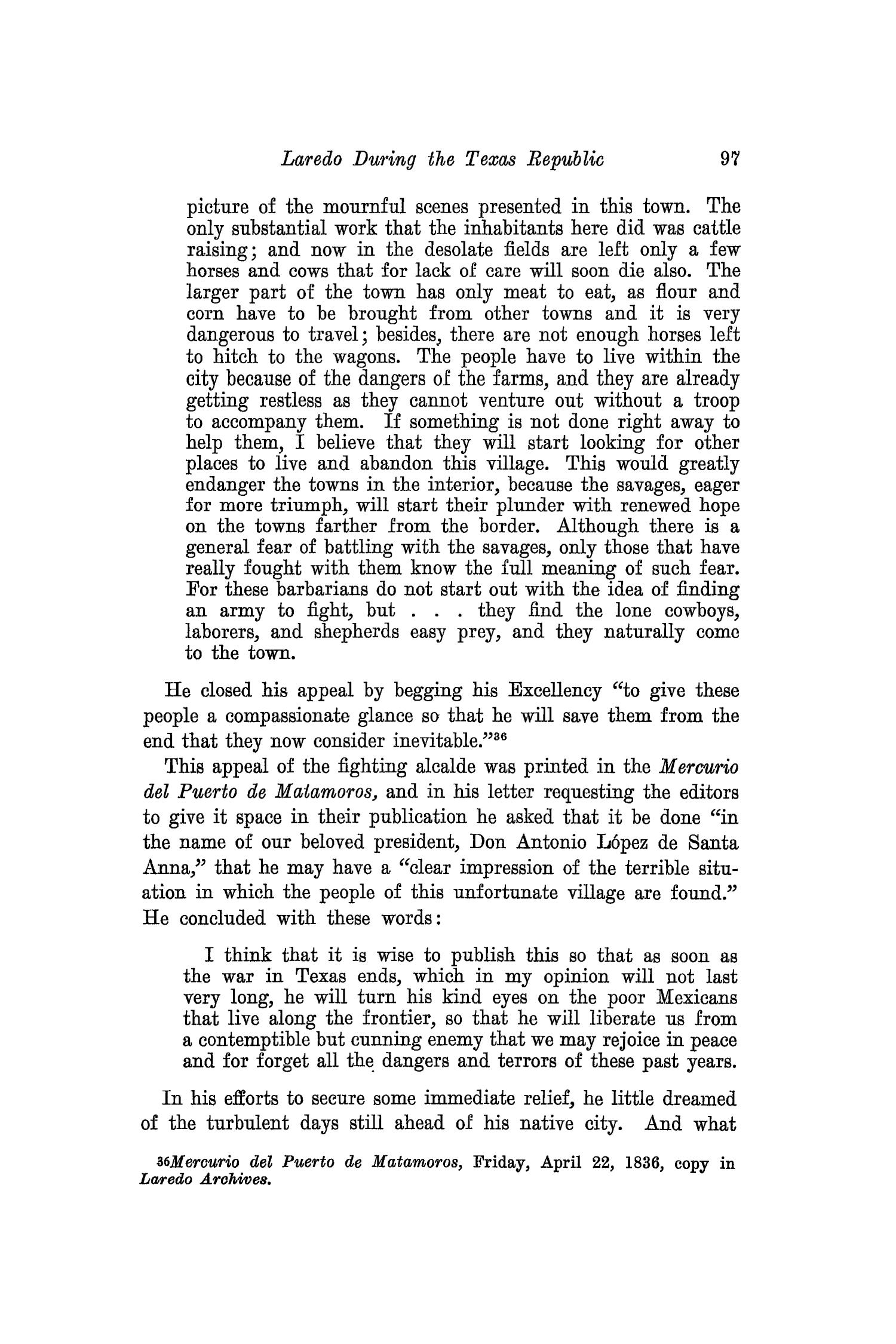 The Southwestern Historical Quarterly, Volume 42, July 1938 - April, 1939
                                                
                                                    97
                                                