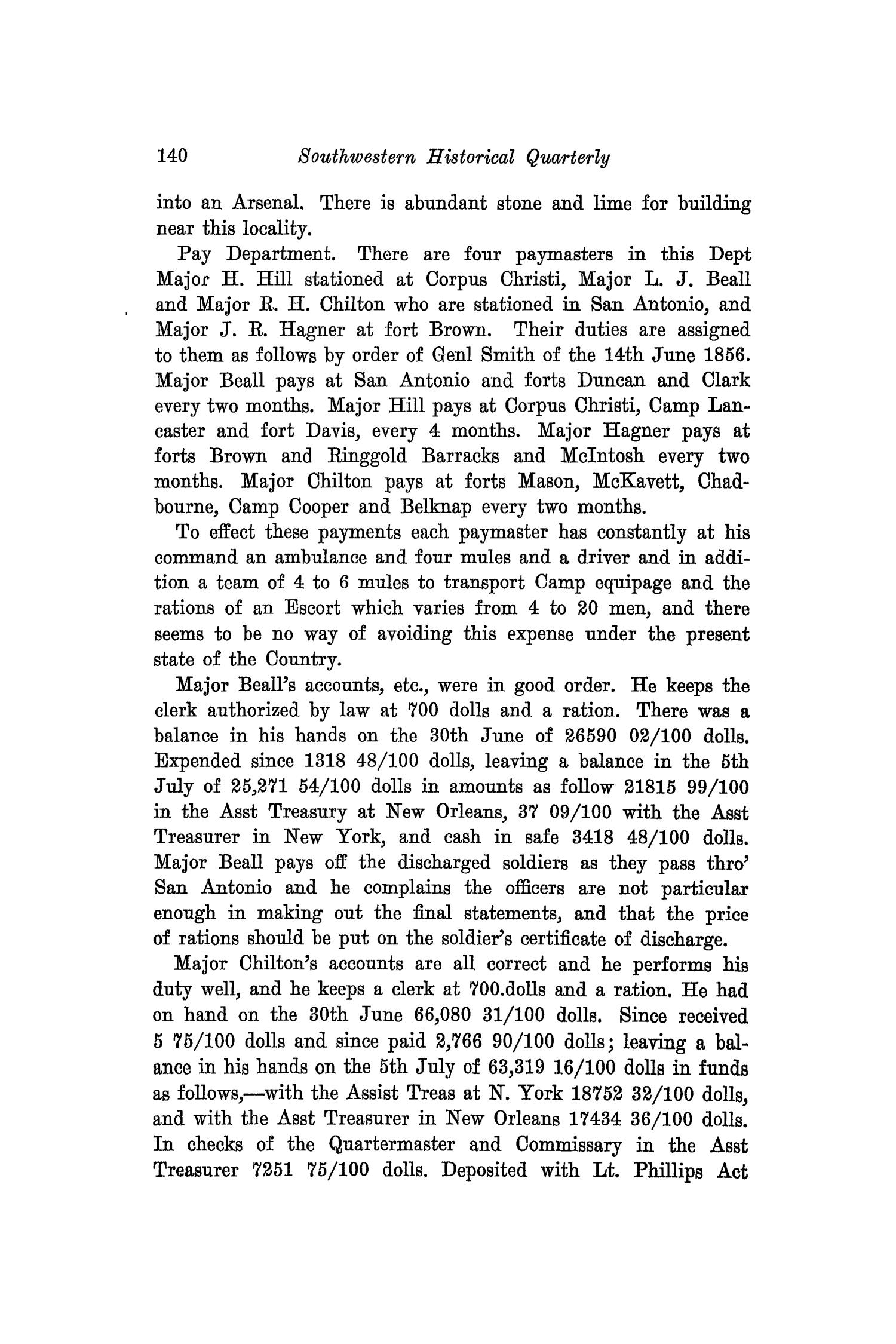The Southwestern Historical Quarterly, Volume 42, July 1938 - April, 1939
                                                
                                                    140
                                                