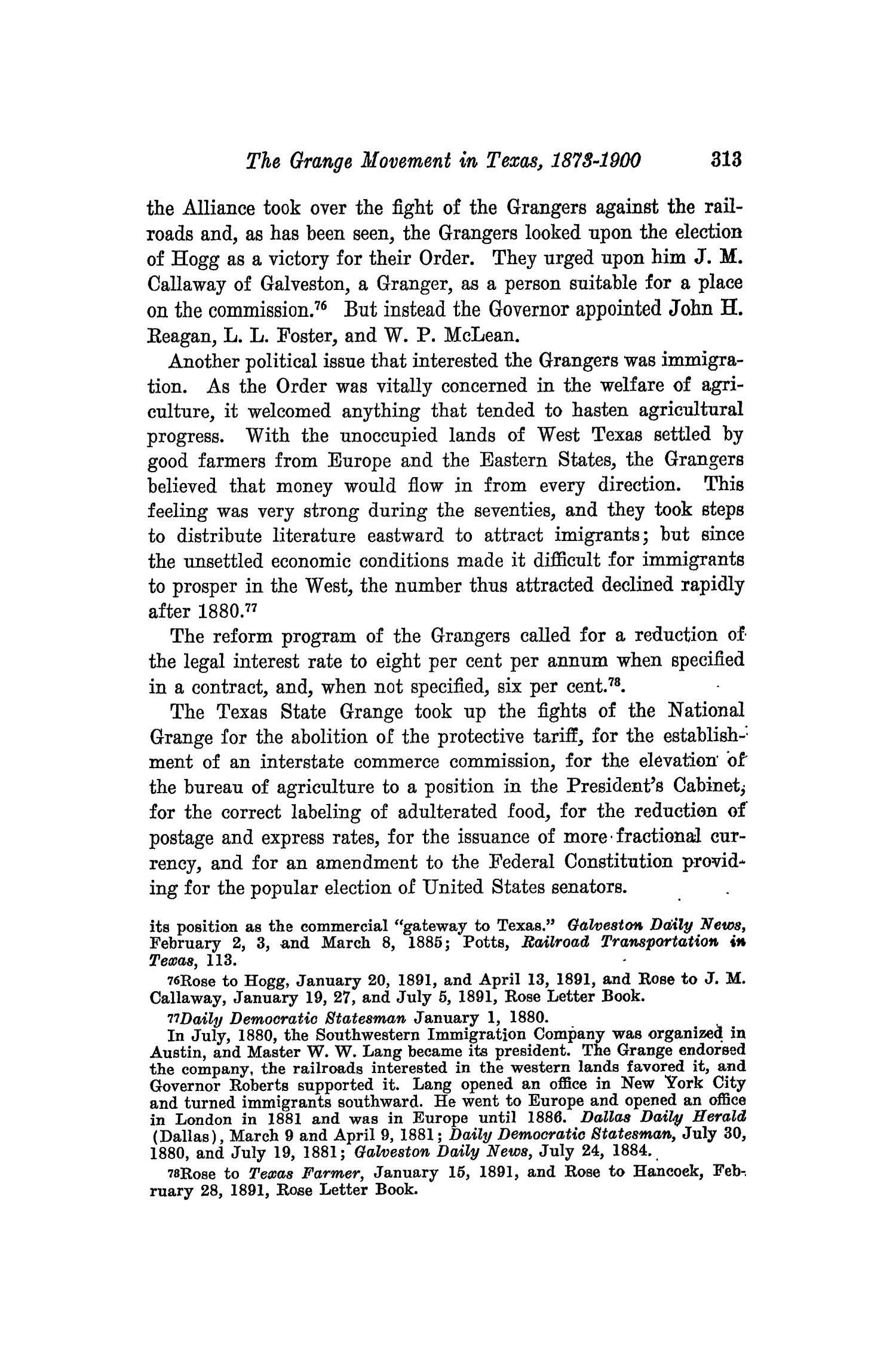 The Southwestern Historical Quarterly, Volume 42, July 1938 - April, 1939
                                                
                                                    313
                                                