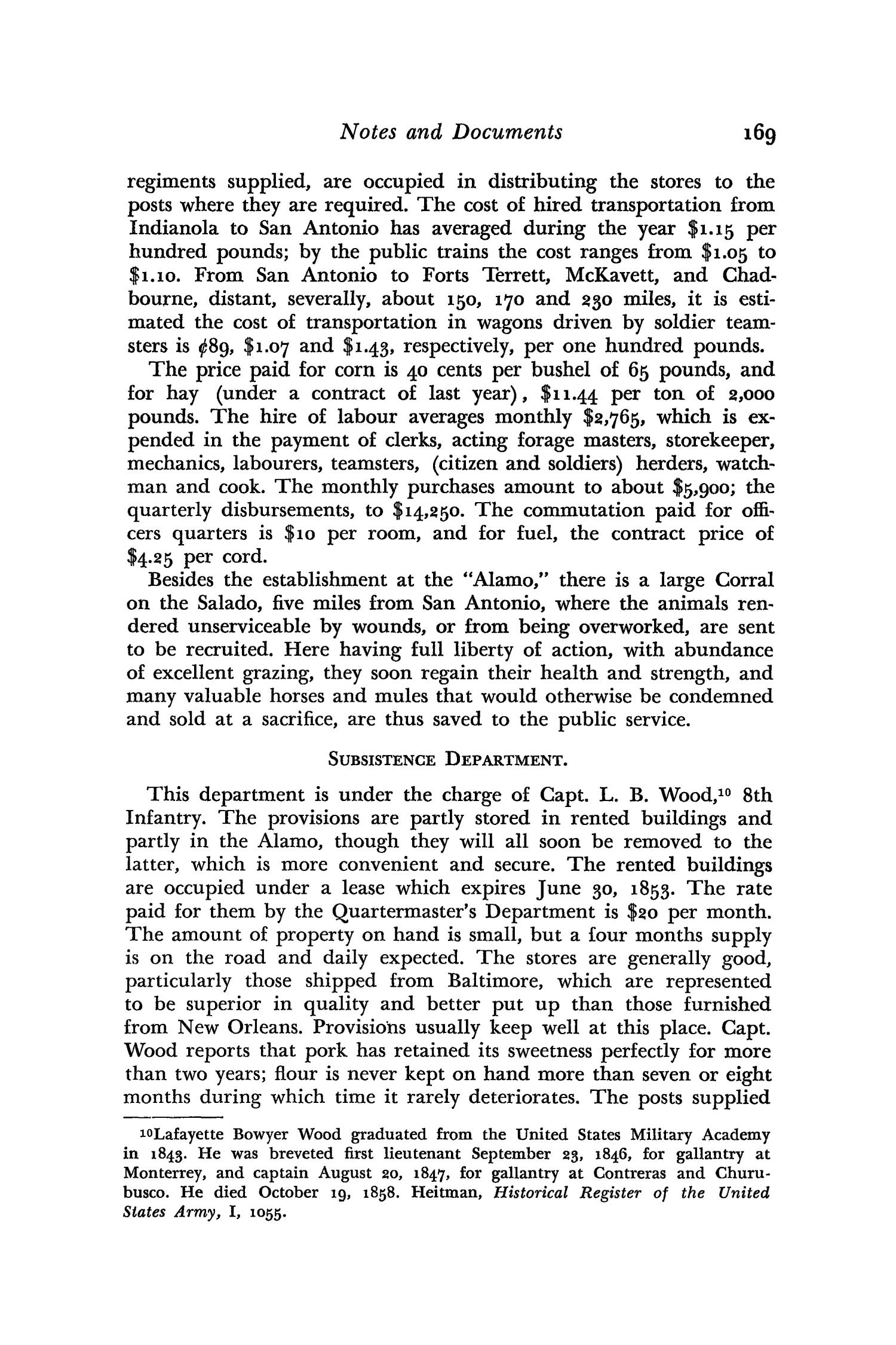 The Southwestern Historical Quarterly, Volume 51, July 1947 - April, 1948
                                                
                                                    169
                                                