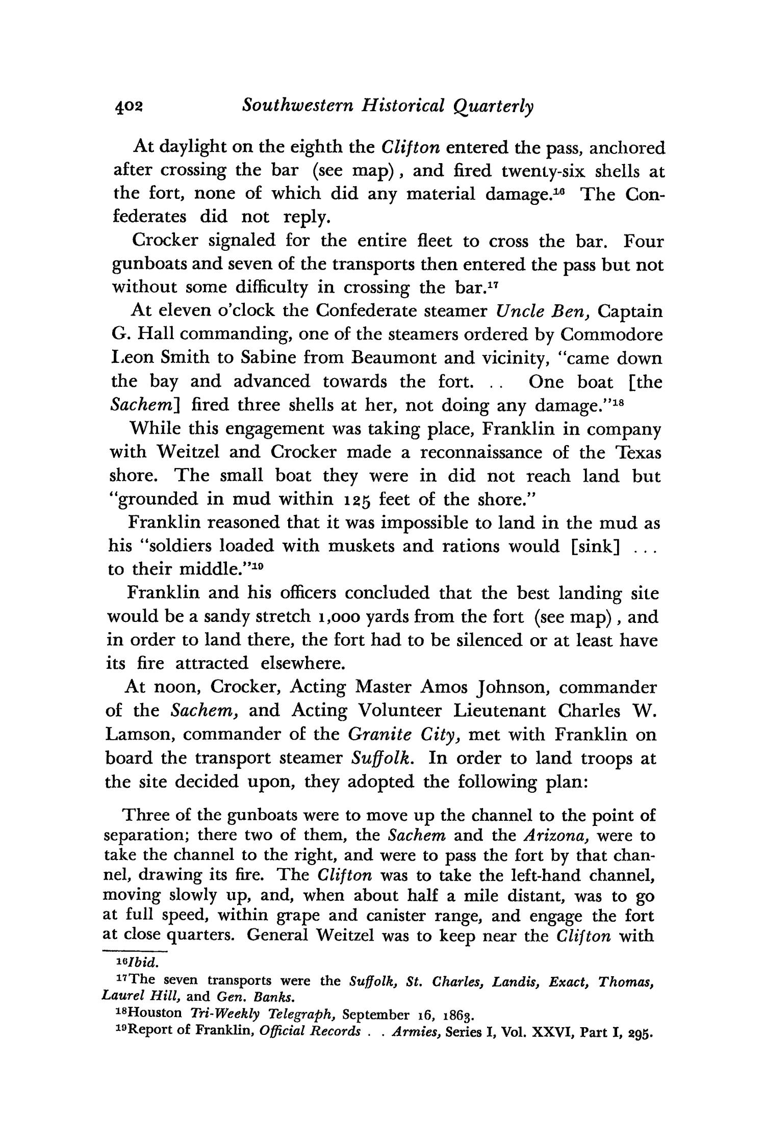 The Southwestern Historical Quarterly, Volume 52, July 1948 - April, 1949
                                                
                                                    402
                                                