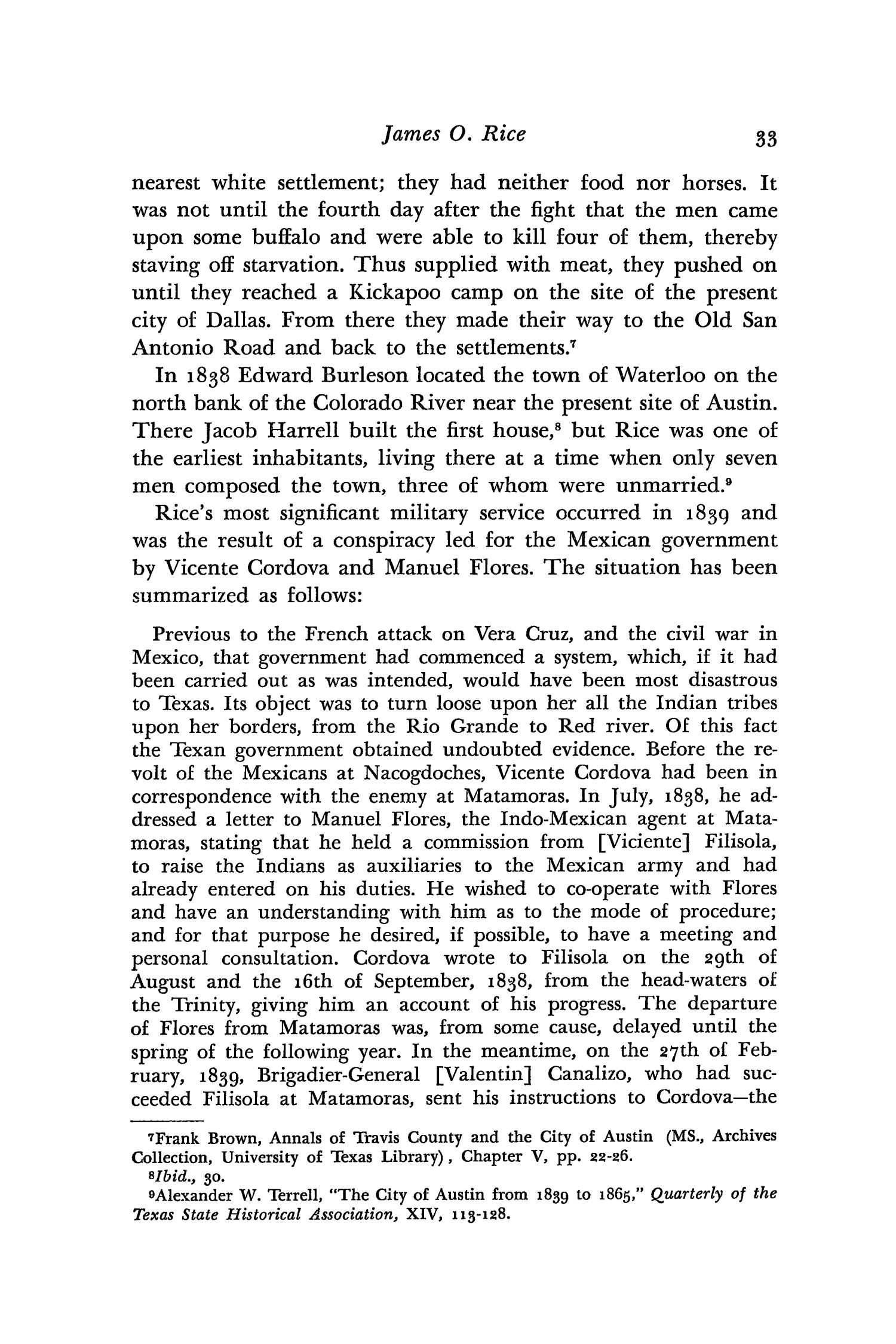The Southwestern Historical Quarterly, Volume 55, July 1951 - April, 1952
                                                
                                                    33
                                                