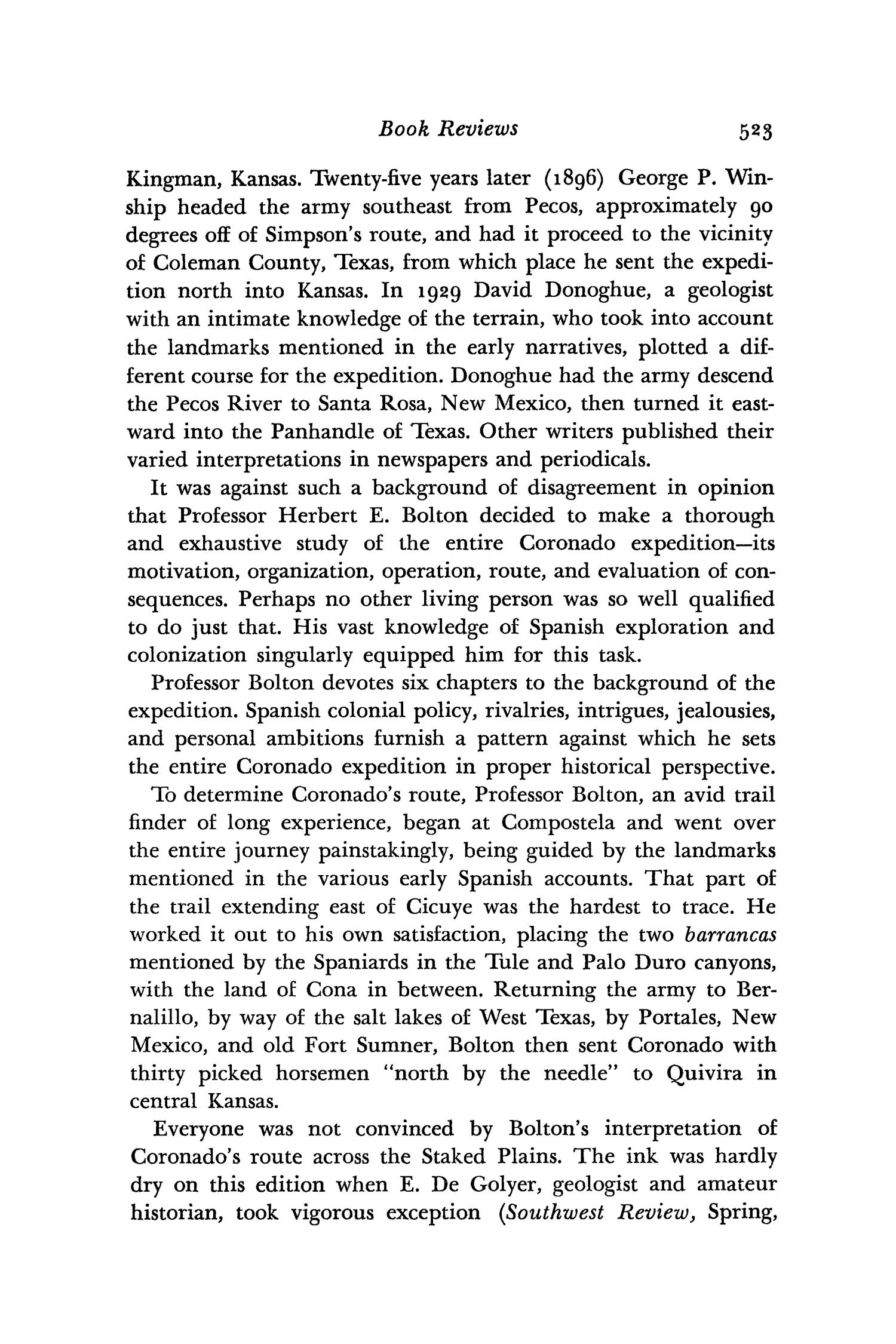 The Southwestern Historical Quarterly, Volume 55, July 1951 - April, 1952
                                                
                                                    523
                                                