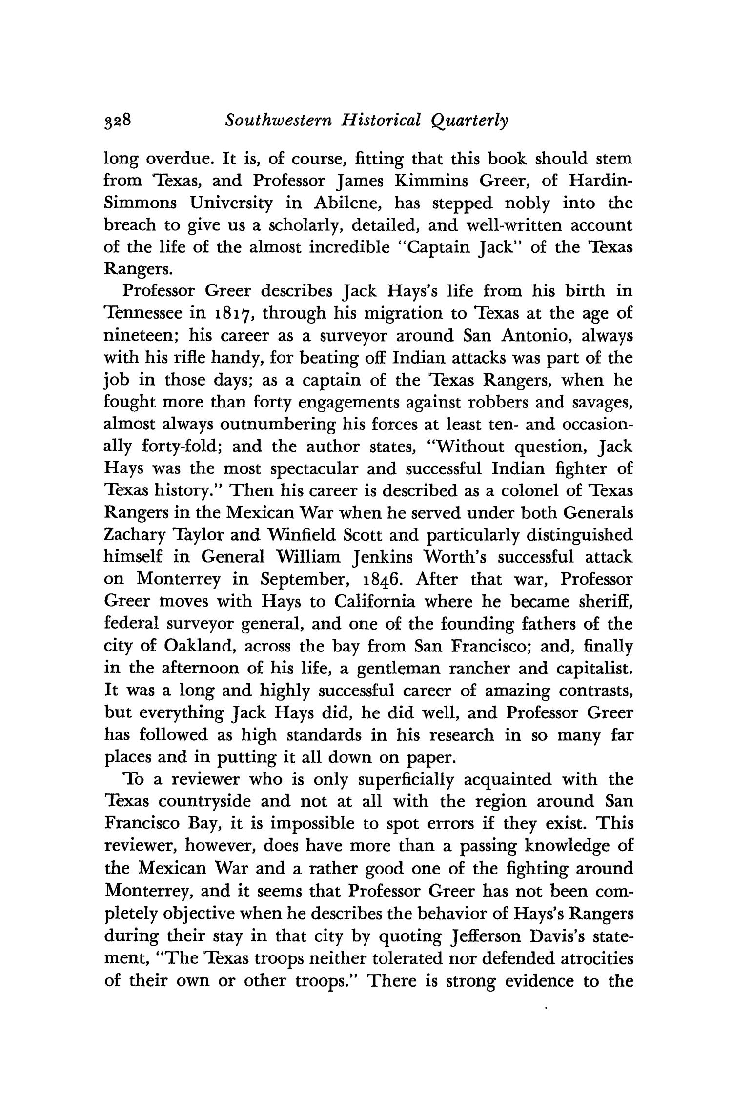 The Southwestern Historical Quarterly, Volume 56, July 1952 - April, 1953
                                                
                                                    328
                                                