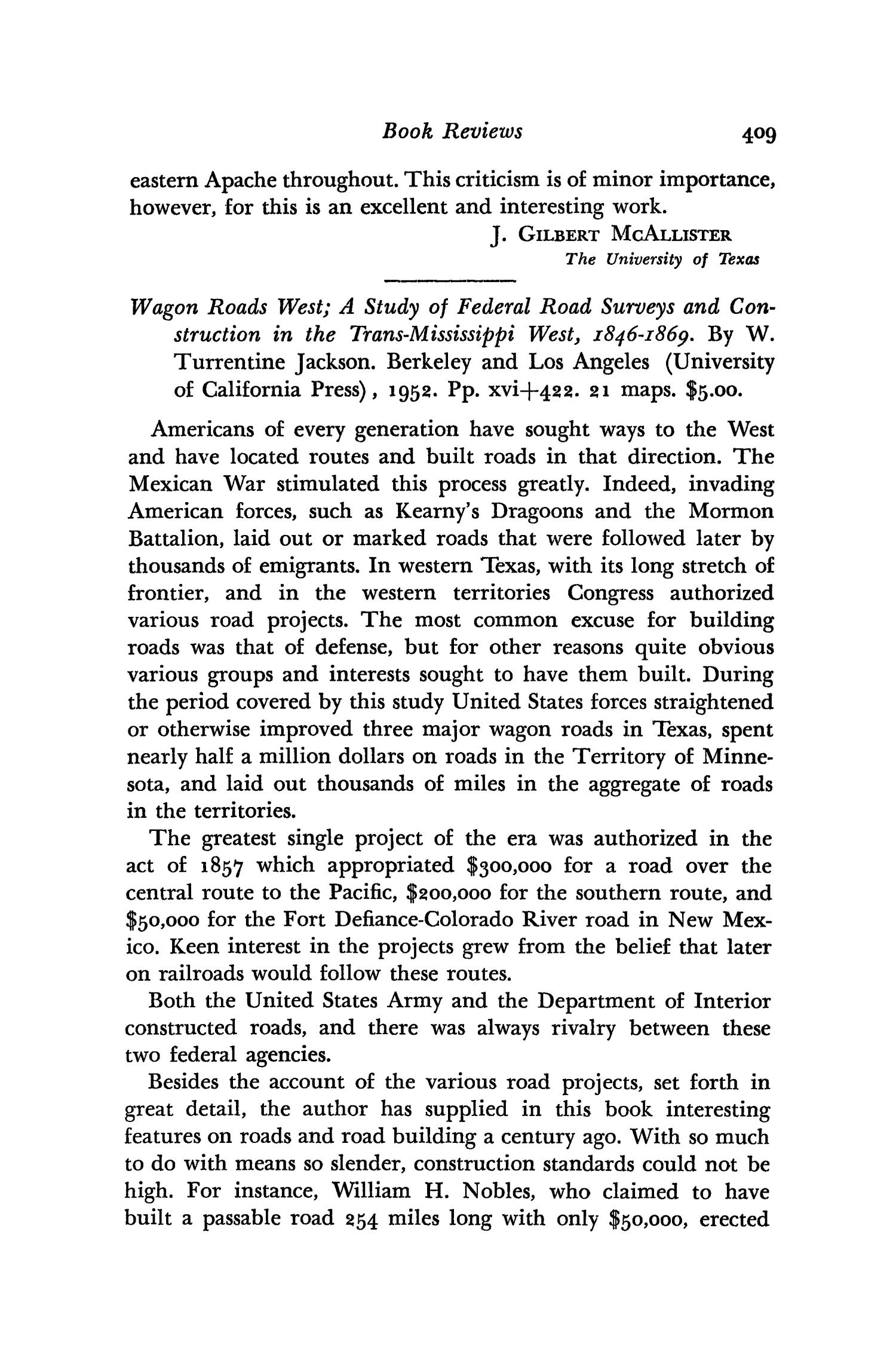 The Southwestern Historical Quarterly, Volume 57, July 1953 - April, 1954
                                                
                                                    409
                                                