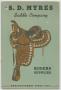 Pamphlet: S. D. Myres Saddle Company Catalog: 1947, Riders Supplies