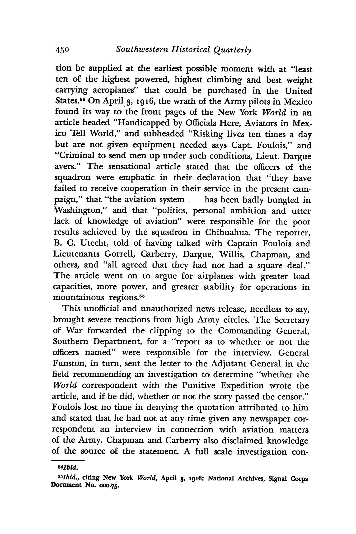 The Southwestern Historical Quarterly, Volume 59, July 1955 - April, 1956
                                                
                                                    450
                                                