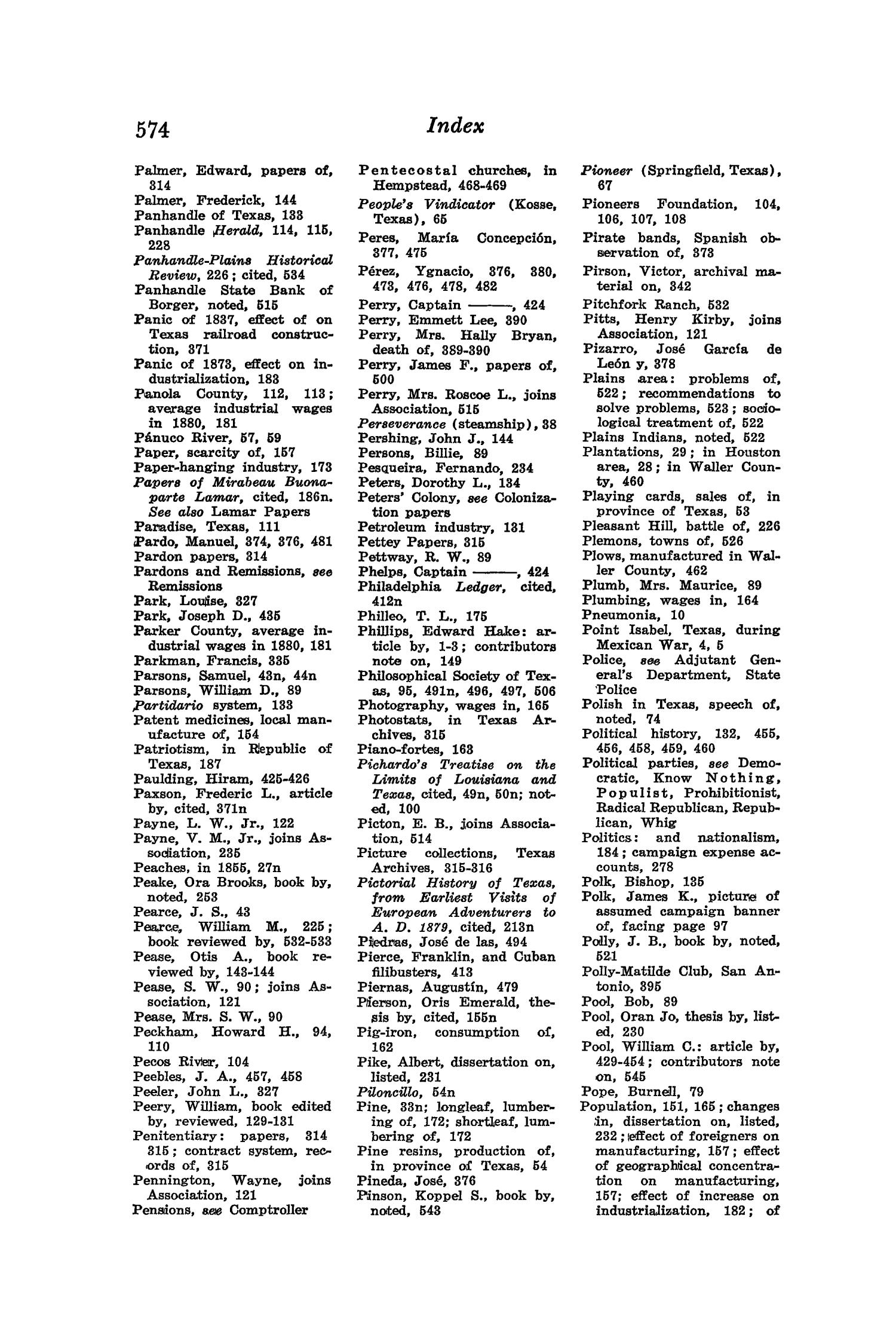 The Southwestern Historical Quarterly, Volume 59, July 1955 - April, 1956
                                                
                                                    574
                                                